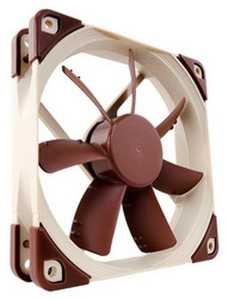 NOCTUA NF-S12A ULN, CASE FAN 6.7 TO 8.6 TO DB 57.5 74.3 M³ / H  33.8 TO 43.7 CFM  BRAUN, 3-PIN / 5.25 "CONNECTION